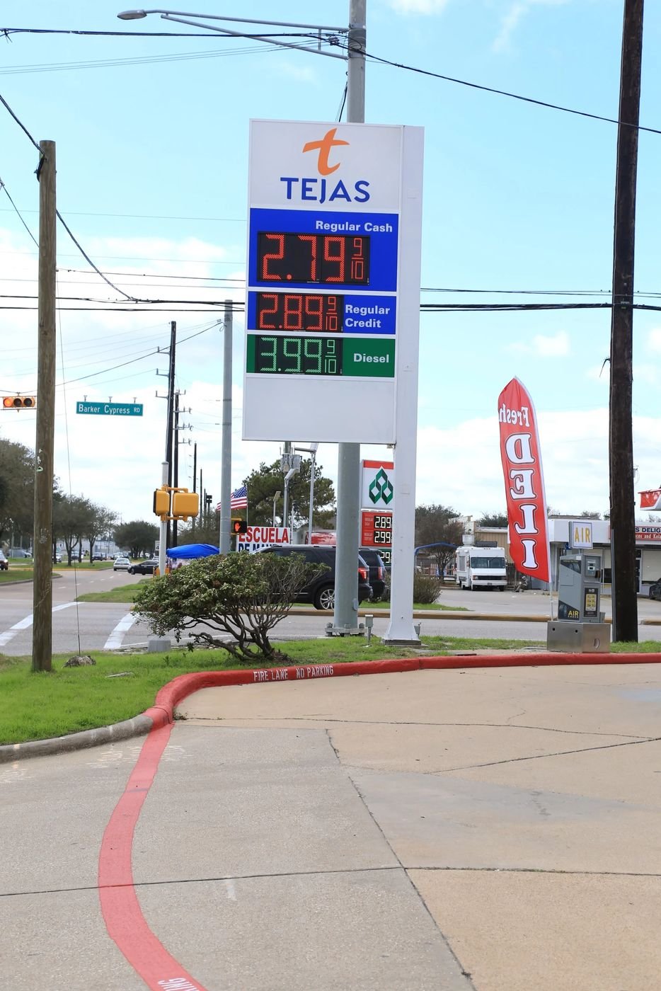 Tejas pylon sign by SI Signs USA
